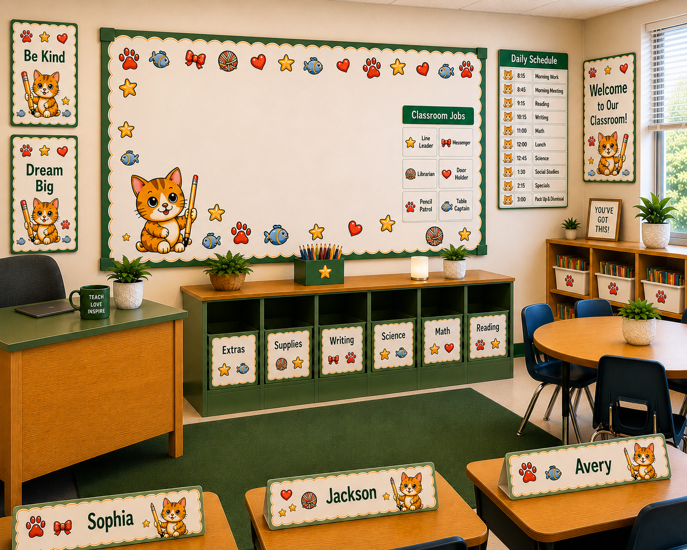 RoomCraft classroom decor example one